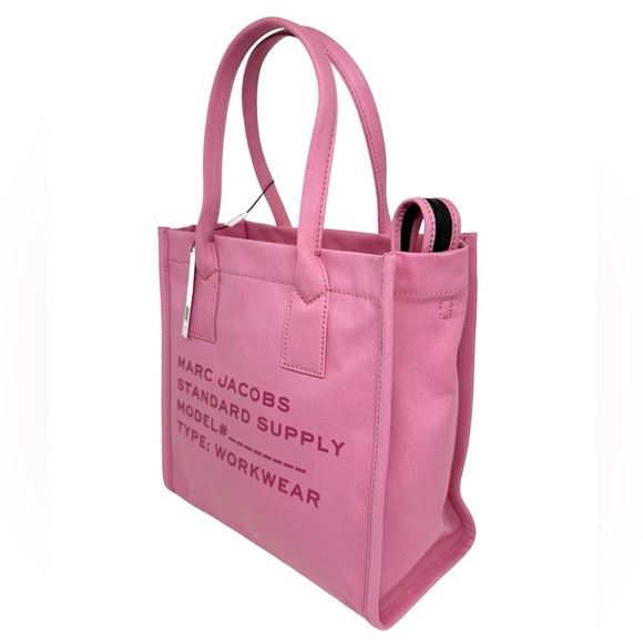 Marc Jacobs Pink Canvas Tote Bag - Picture 3 of 14